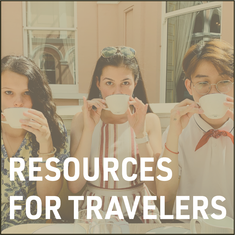 resources for travelers button